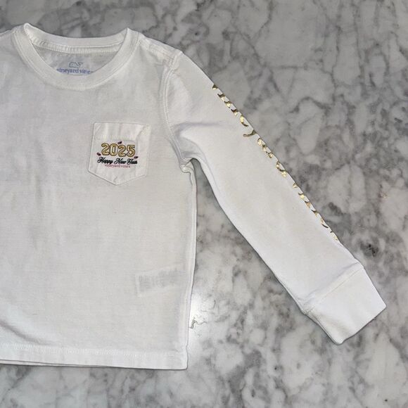 VVines Kids' Pink and White Long Sleeve Shirts 3T - Picture 5 of 12